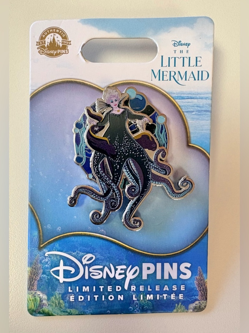 New 2023 Disney Parks The Little Mermaid Ursula Live Action Film LR Pin